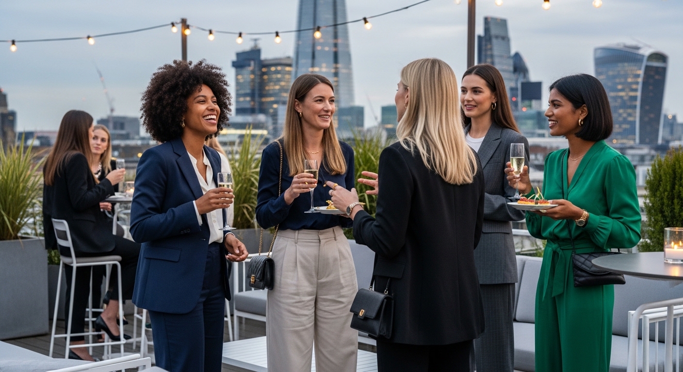 Group of young people gathered in a park
